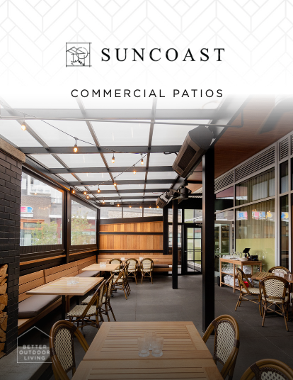 Suncoast Enclosures - Commercial Patios Brochure